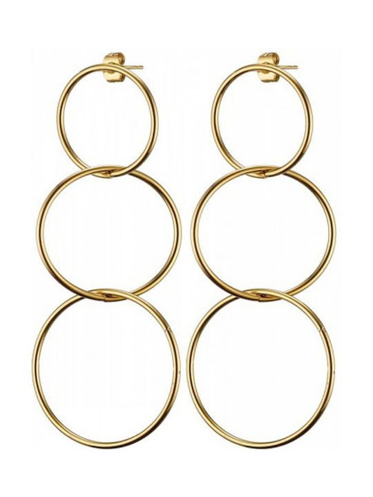 SOFI Earrings Pendants made of Steel Gold Plated