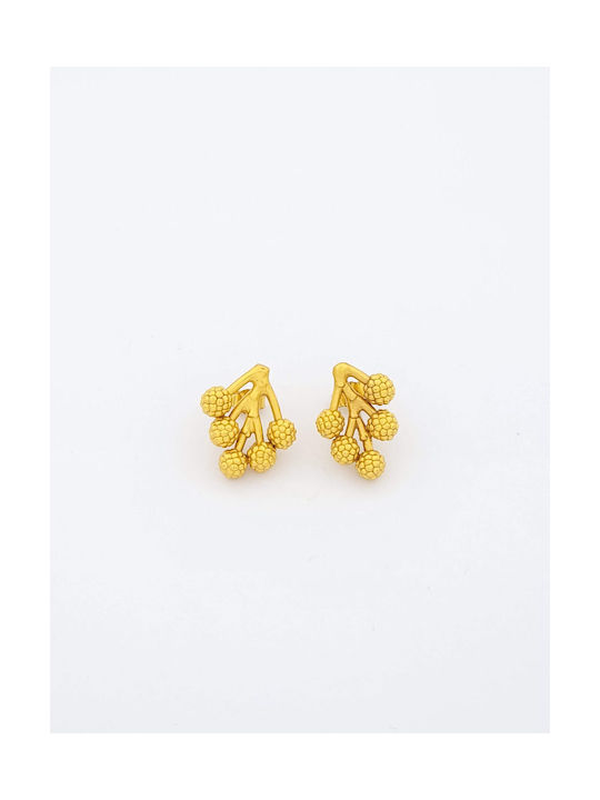 Kirkikosmima Earrings made of Silver Gold Plated