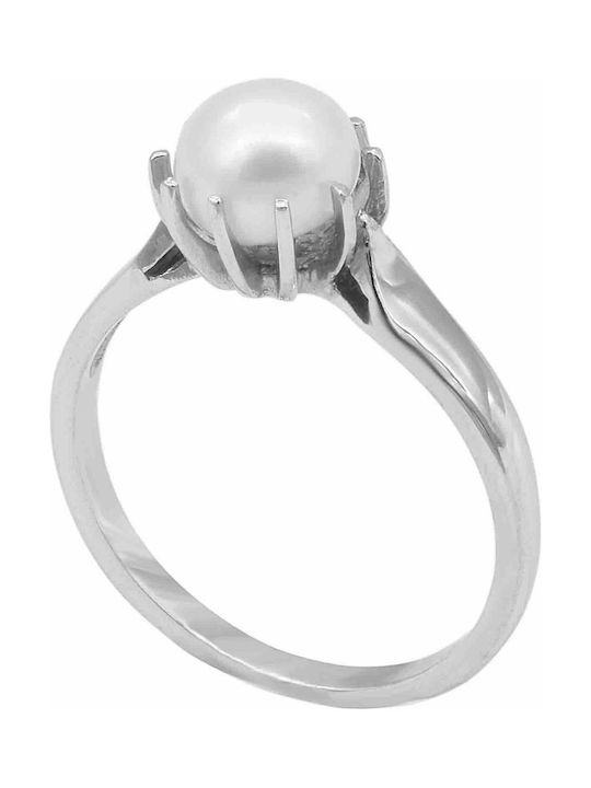 Women's White Gold Ring 14K