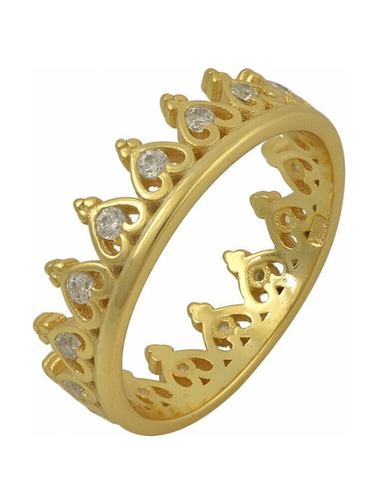 Women's Ring from Silver Gold Plated