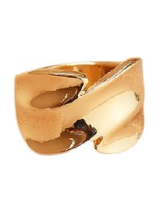 Women's Gold Plated Brass Ring