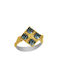 Women's Ring from Silver Gold Plated