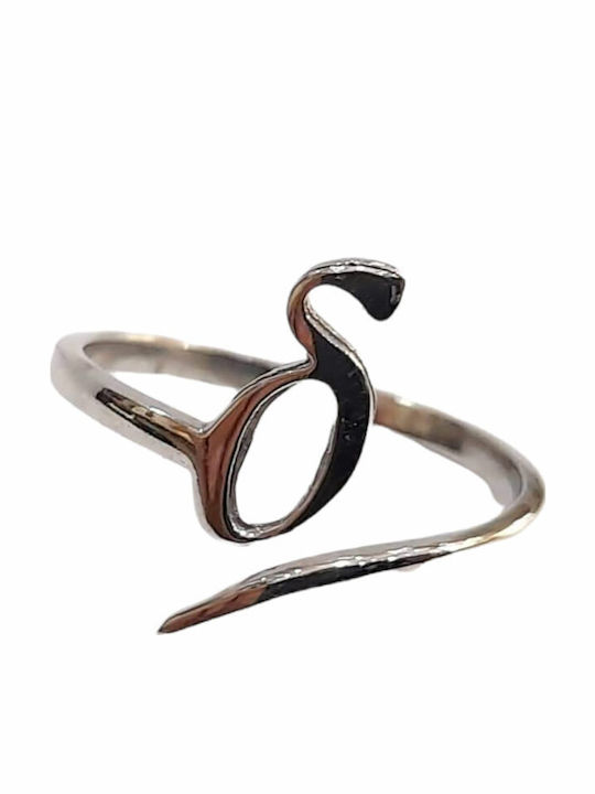 One Jewellery Γυναικείο Σεβαλιέ Δαχτυλίδι από Ασήμι
