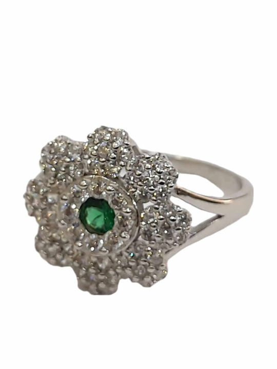 One Jewellery Damen Ring mit Steinen aus Silber
