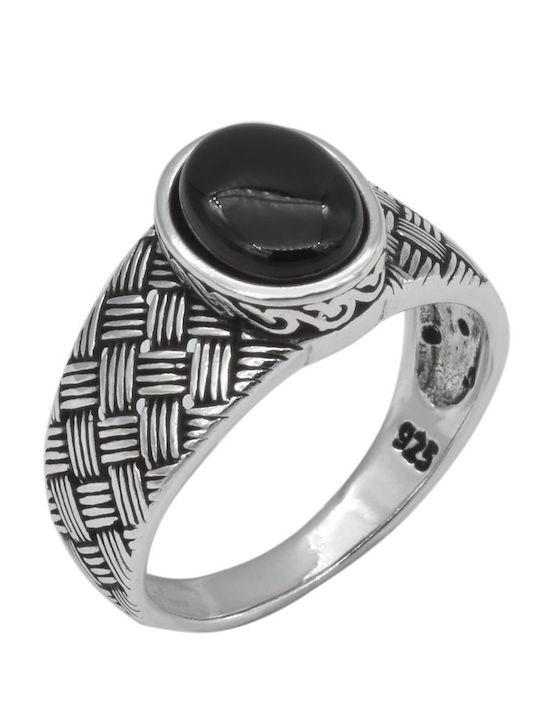 Majestic Мъжки Сребърен Пръстен
