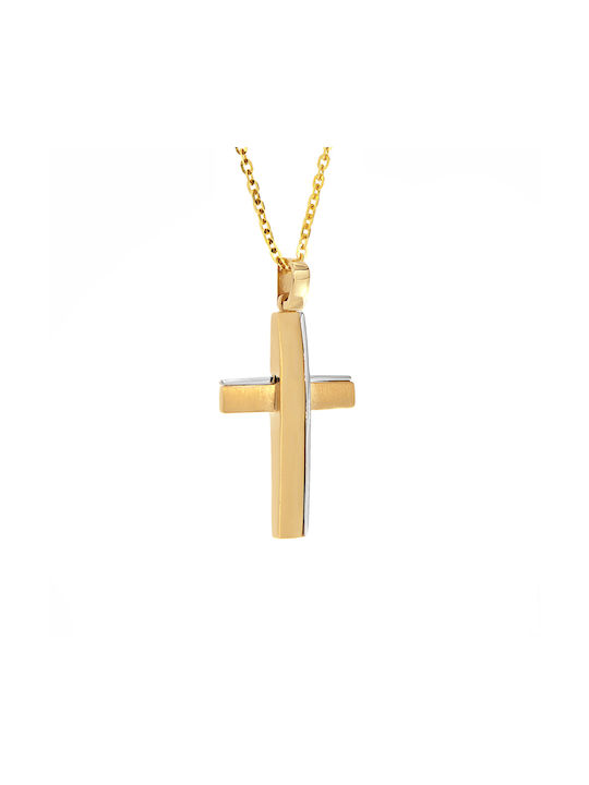 Men's Gold Cross 14K