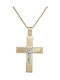 Herren Gold Kreuz 9K mit Kette