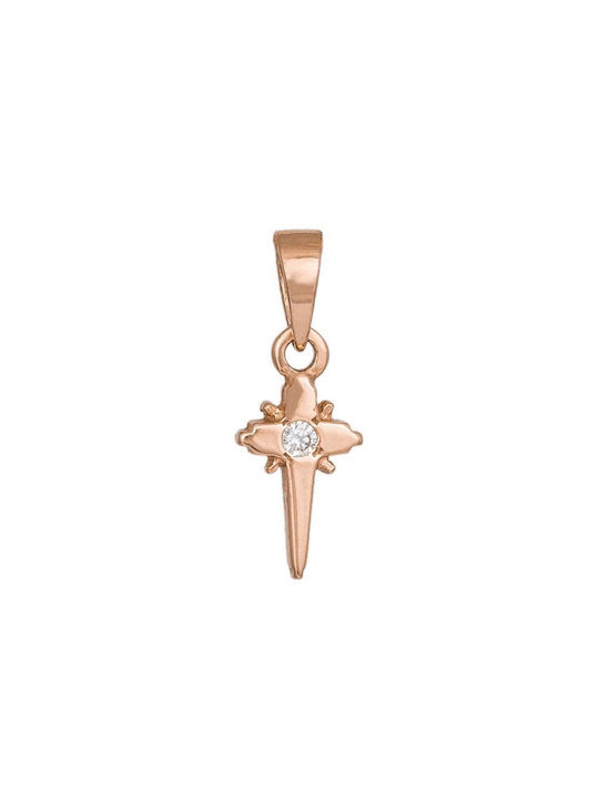 Aur Roz Cruce 14K