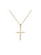 Femeiesc Aur Cruce 14K