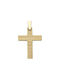 Herren Gold Kreuz 14K