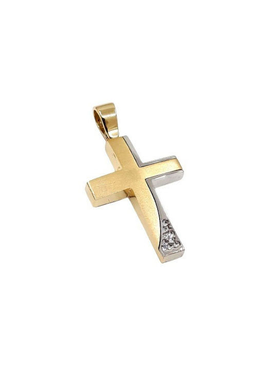 Femeiesc Aur Cruce 14K