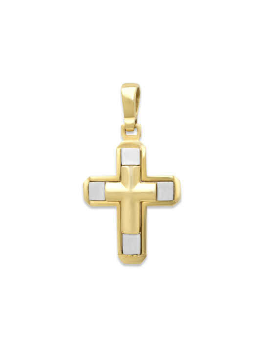 Damen Gold Kreuz 14K