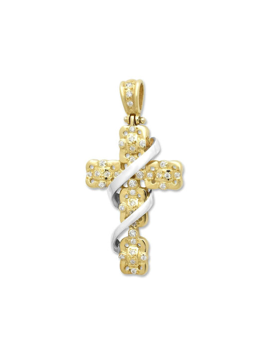 Femeiesc Aur Cruce 14K