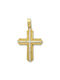 Damen Gold Kreuz 14K