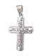 White Gold Cross 14K