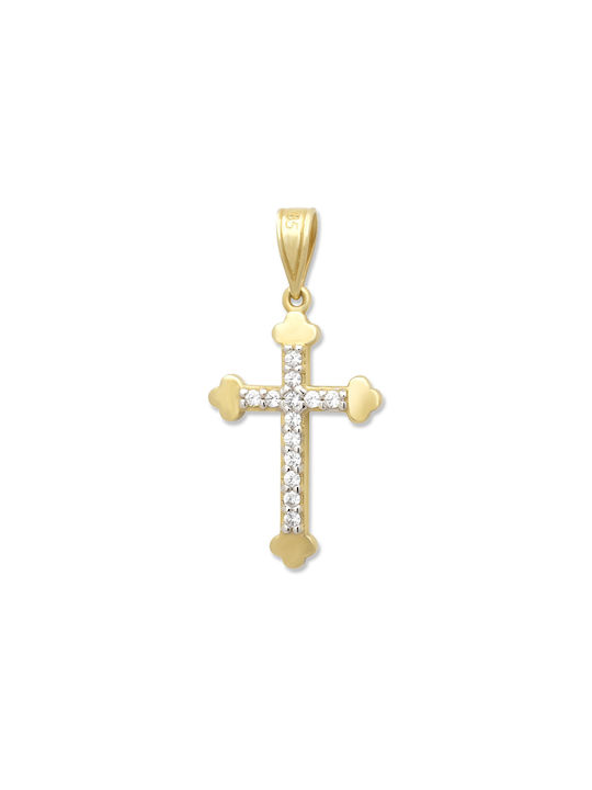 Femeiesc Aur Cruce 14K