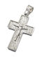 White Gold Cross 9K with the Crucified