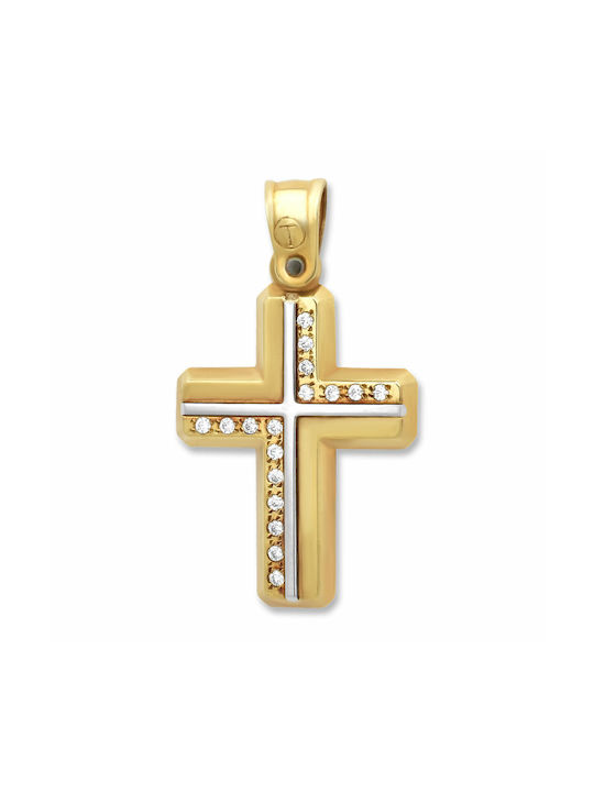 Femeiesc Aur Cruce 14K