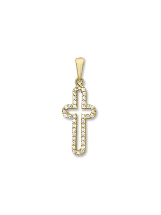 Femeiesc Aur Cruce 14K