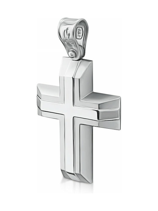 White Gold Cross 14K