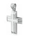 White Gold Cross 14K