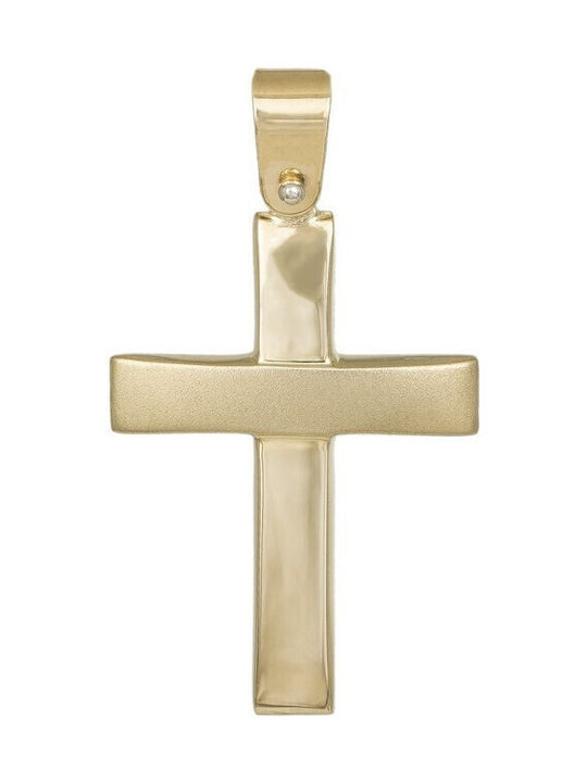 Herren Gold Kreuz 9K