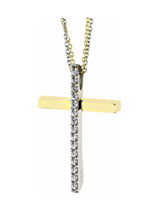 Women's Gold Cross 14K with Chain