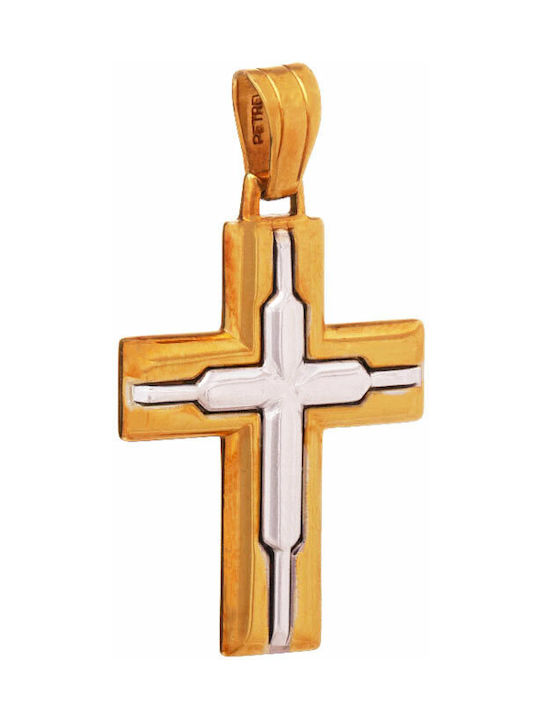 Herren Gold Kreuz 14K