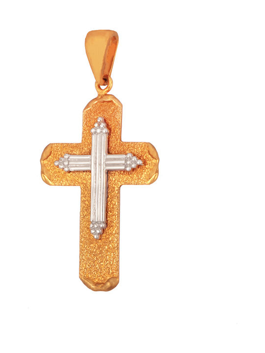 Damen Gold Kreuz 18K