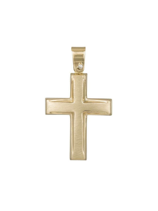 Herren Gold Kreuz 9K