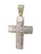 White Gold Cross 14K