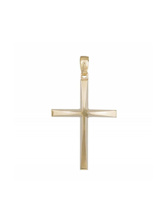 Herren Gold Kreuz 14K