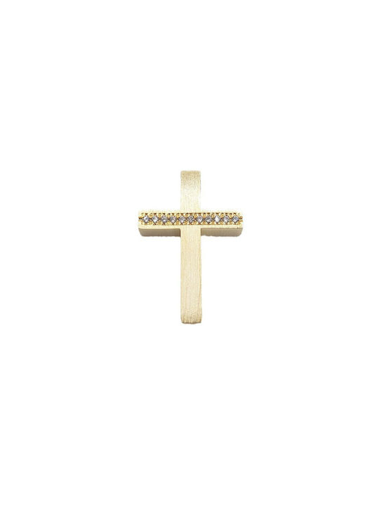 Damen Gold Kreuz 14K