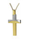 Herren Gold Kreuz 14K