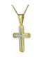 Femeiesc Aur Cruce 14K