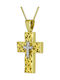 Femeiesc Aur Cruce 14K