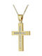 Damen Gold Kreuz 14K