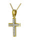 Femeiesc Aur Cruce 14K