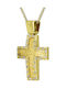 Femeiesc Aur Cruce 18K