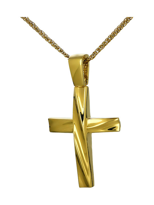 Men's Gold Cross 14K