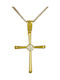 Femeiesc Aur Cruce 14K