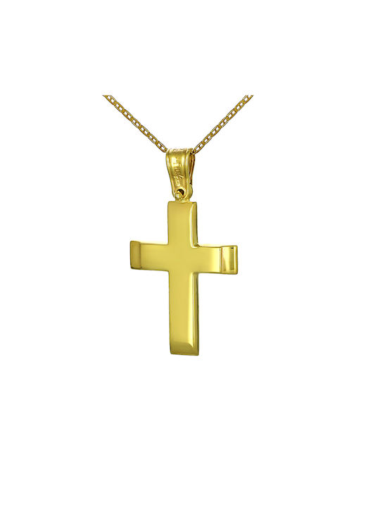 Herren Gold Kreuz 9K