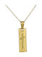 Herren Gold Kreuz 14K