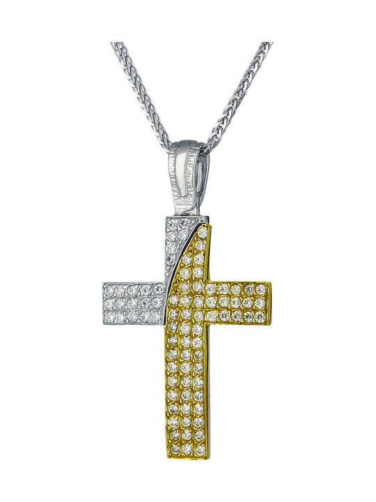 Femeiesc Aur Cruce 14K