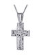 Women's White Gold Cross 14K