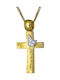 Damen Gold Kreuz 14K