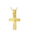 Damen Gold Kreuz 14K