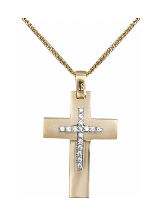 Women's Gold Cross 14K with Chain