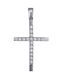 White Gold Cross 9K