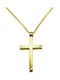 Men's Gold Cross 14K with Chain